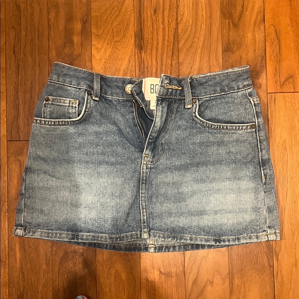 BDG Blue Denim Mini Skirt size XS